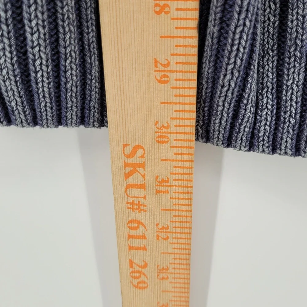 Carbon 2 Cobalt Mens XL Stavanger Knit Sweater Full Zip Cardigan Linen‎ Blend